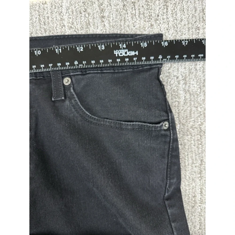 Levis 511 Jeans Mens 32x32 Black Skinny Leg Slim Fit Dark Wash Stretch Flex